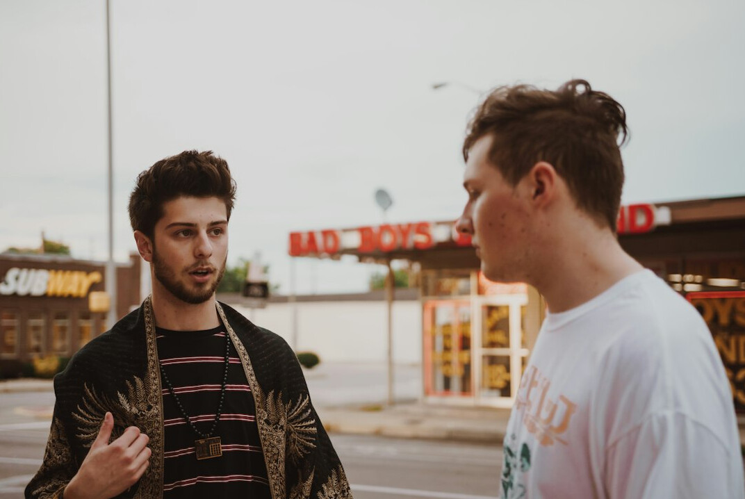 person listening attentively to friend